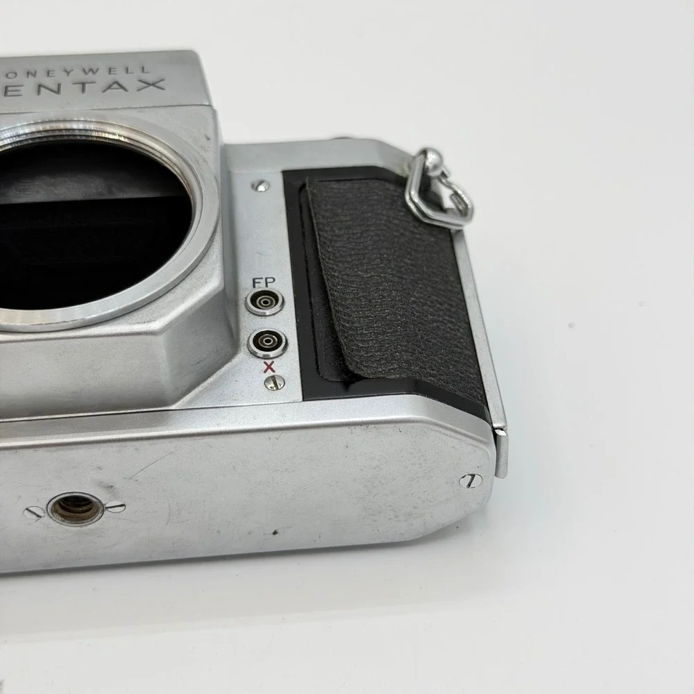 Honeywell Pentax H1a 35mm SLR Film Camera Body Silver Asahi M42 Mount 1510413